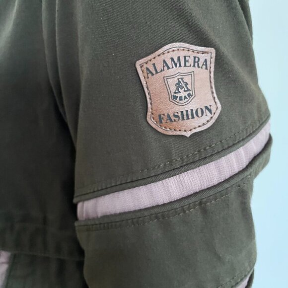 Alamera Khaki Military Style Trench M​​ - Picture 7 of 11